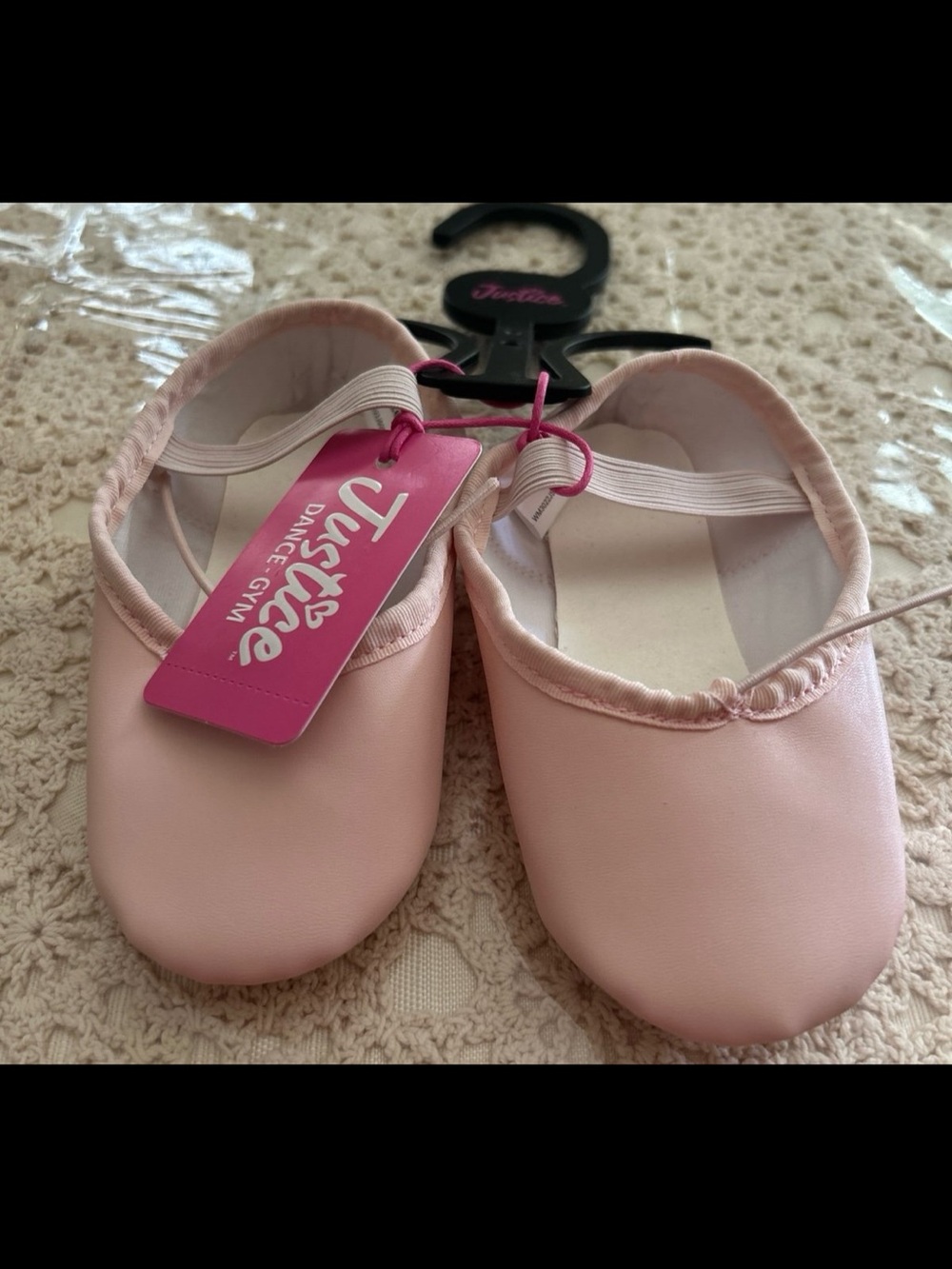 Justice Pink Ballet Slippers for Kids